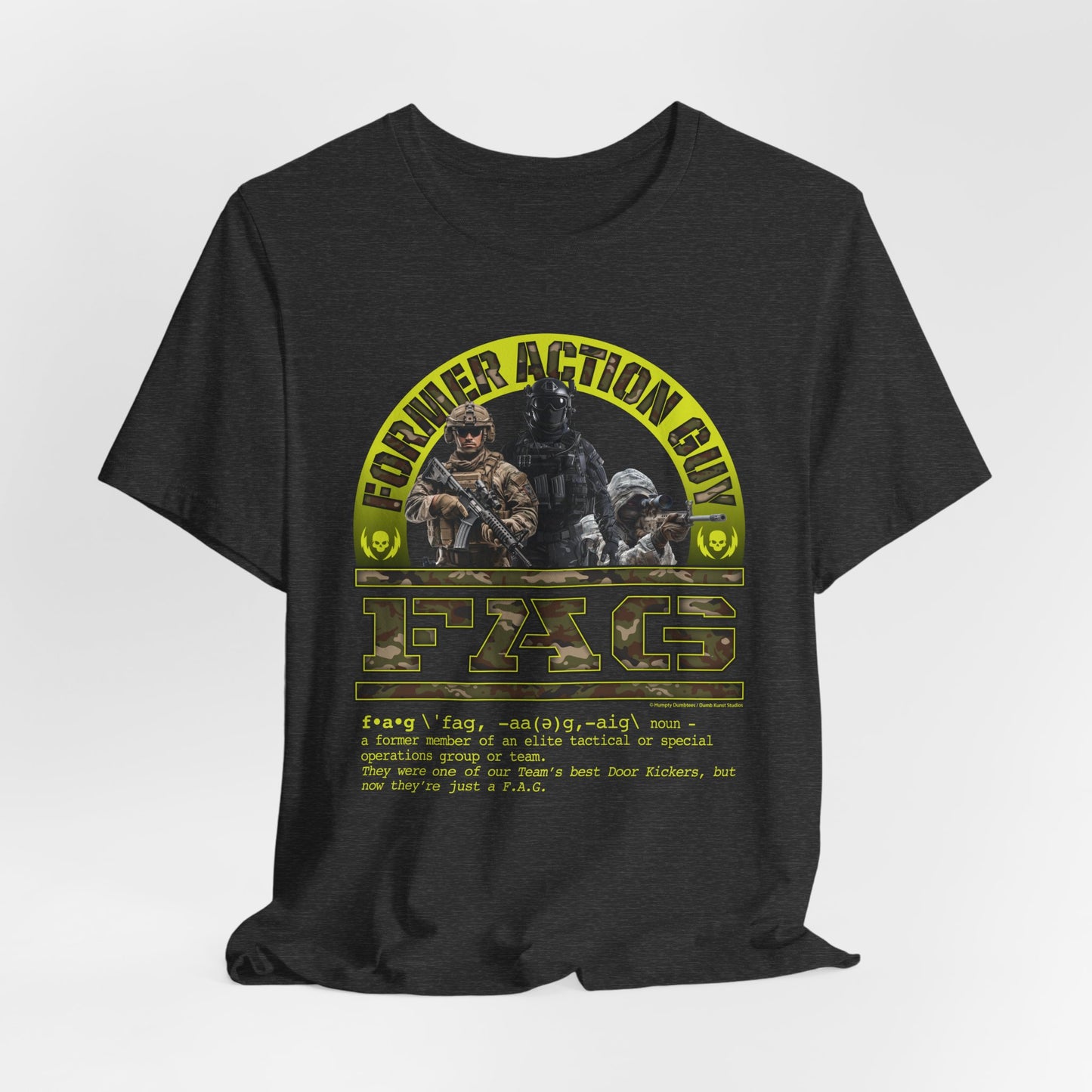 DK238: Fierce And Glorious (Former Action Guy Edition) - Unisex S/S T-Shirt
