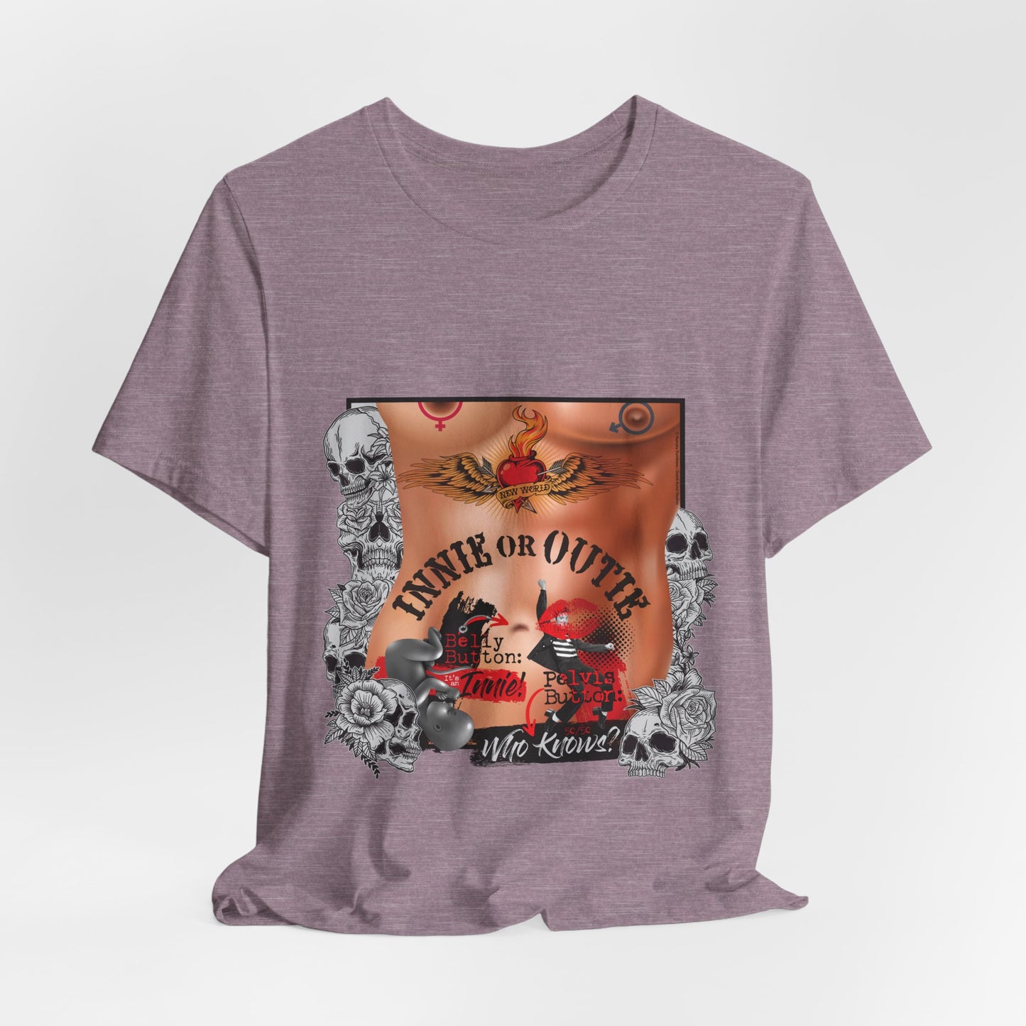 DK215: Innie or Outie - Unisex S/S T-Shirt