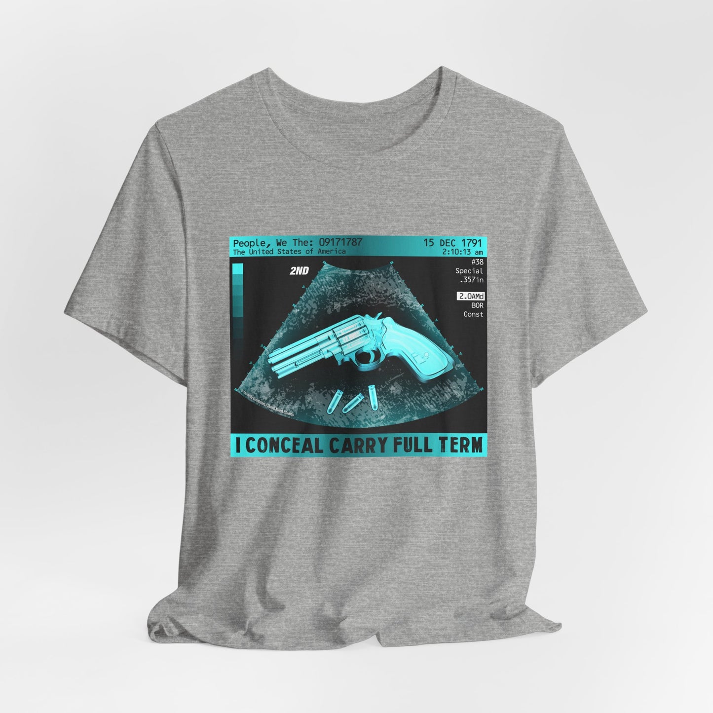 DK73: I Conceal Carry Full Term - Unisex S/S T-Shirt