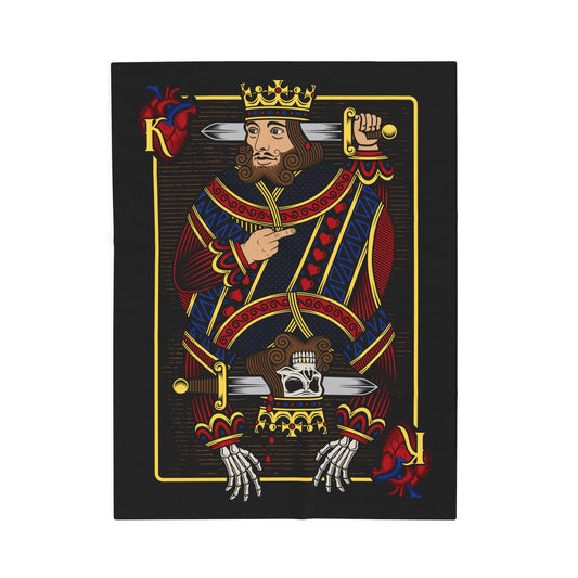 DK121: The King Is Dead - Velveteen Plush Blanket