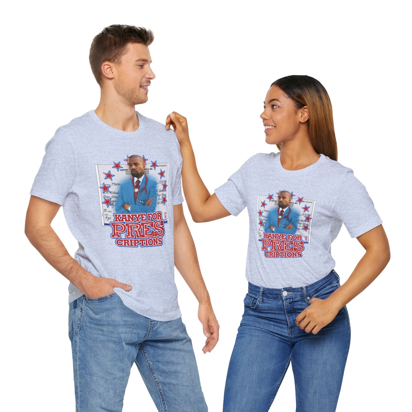 DK179: Kanye For Pres(criptions) - Unisex S/S T-Shirt