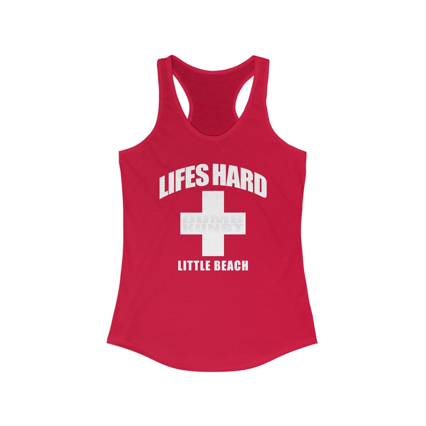 DK42: LIFESHARD - Little Beach - Ladies Racerback Tank