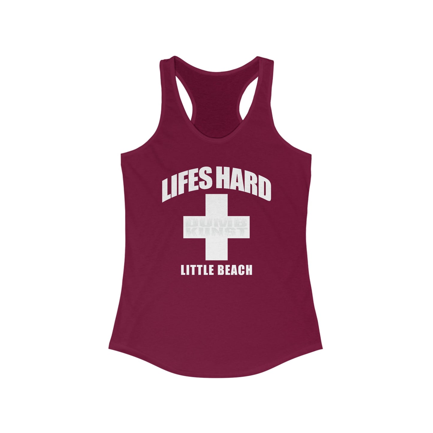 DK42: LIFESHARD - Little Beach - Ladies Racerback Tank