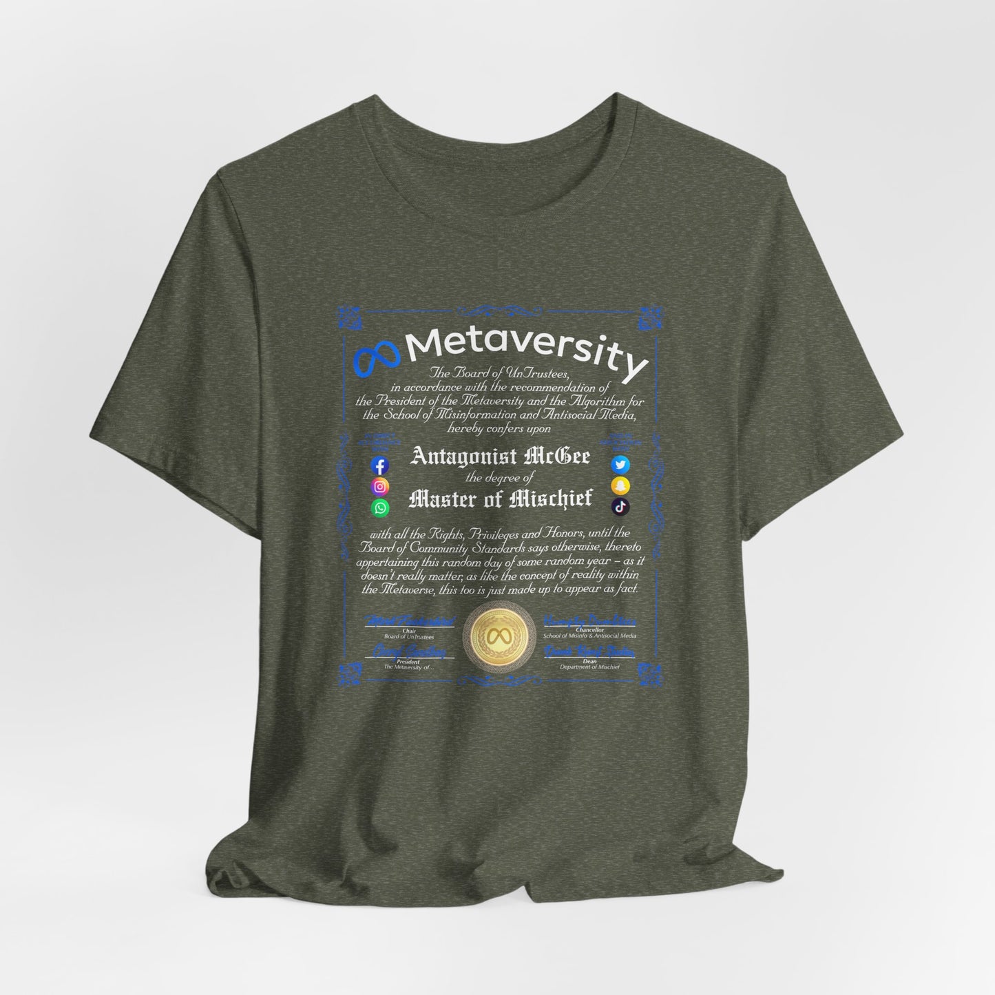 DK160: The Metaversity Of... - Unisex S/S T-Shirt