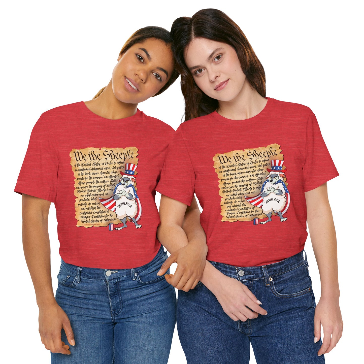 DK216: We The Sheeple - Unisex S/S T-Shirt