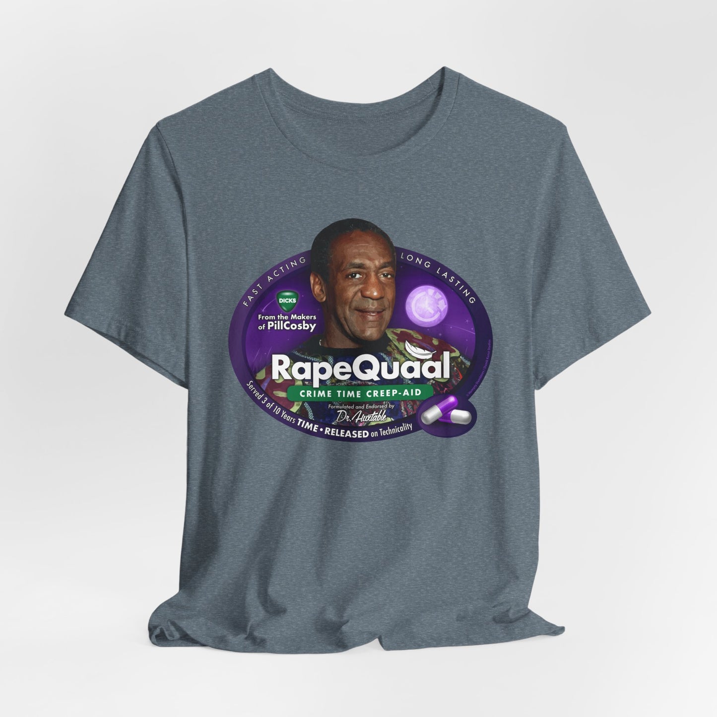 DK102: RapeQuaal by Pill Cosby - Unisex S/S T-Shirt