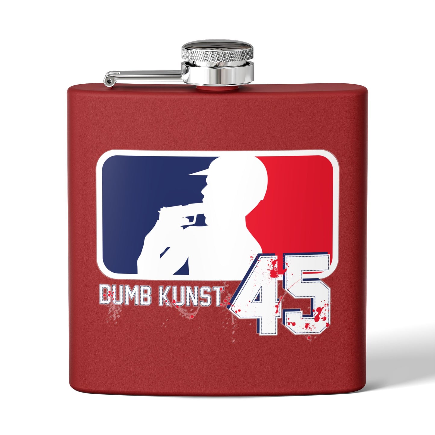 DK3: Take Me Out of the Ball Game - 6oz Stainless Steel Hip Flask