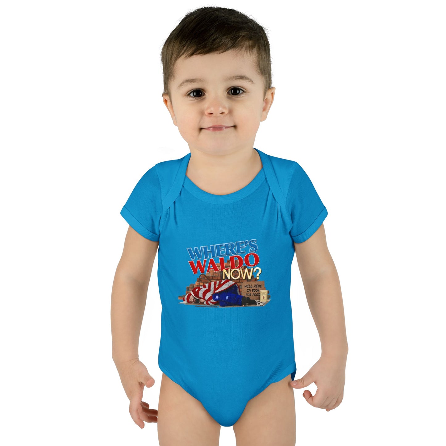 DK89: Where's Waldo Now? - Infant Sized Onsie