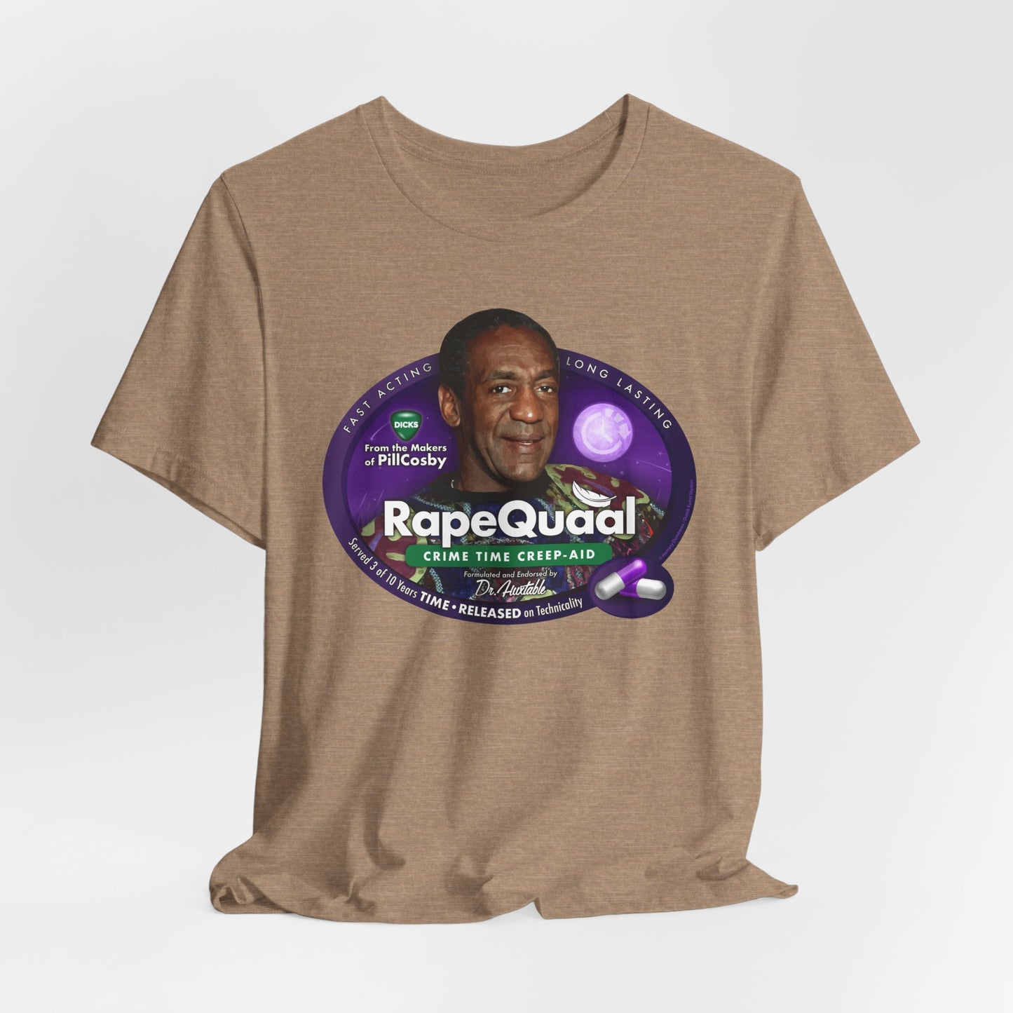 DK102: RapeQuaal by Pill Cosby - Unisex S/S T-Shirt