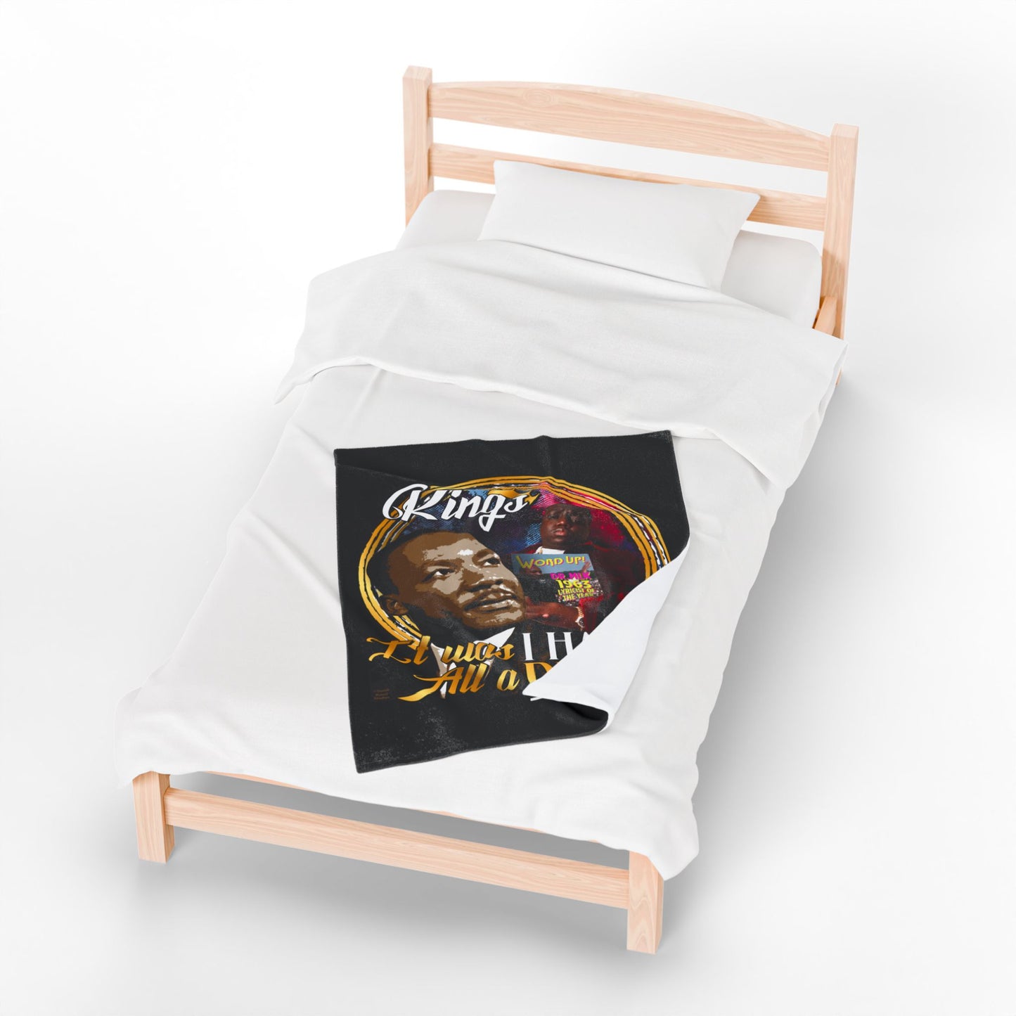 DK50: King Recognize King - Velveteen Plush Blanket