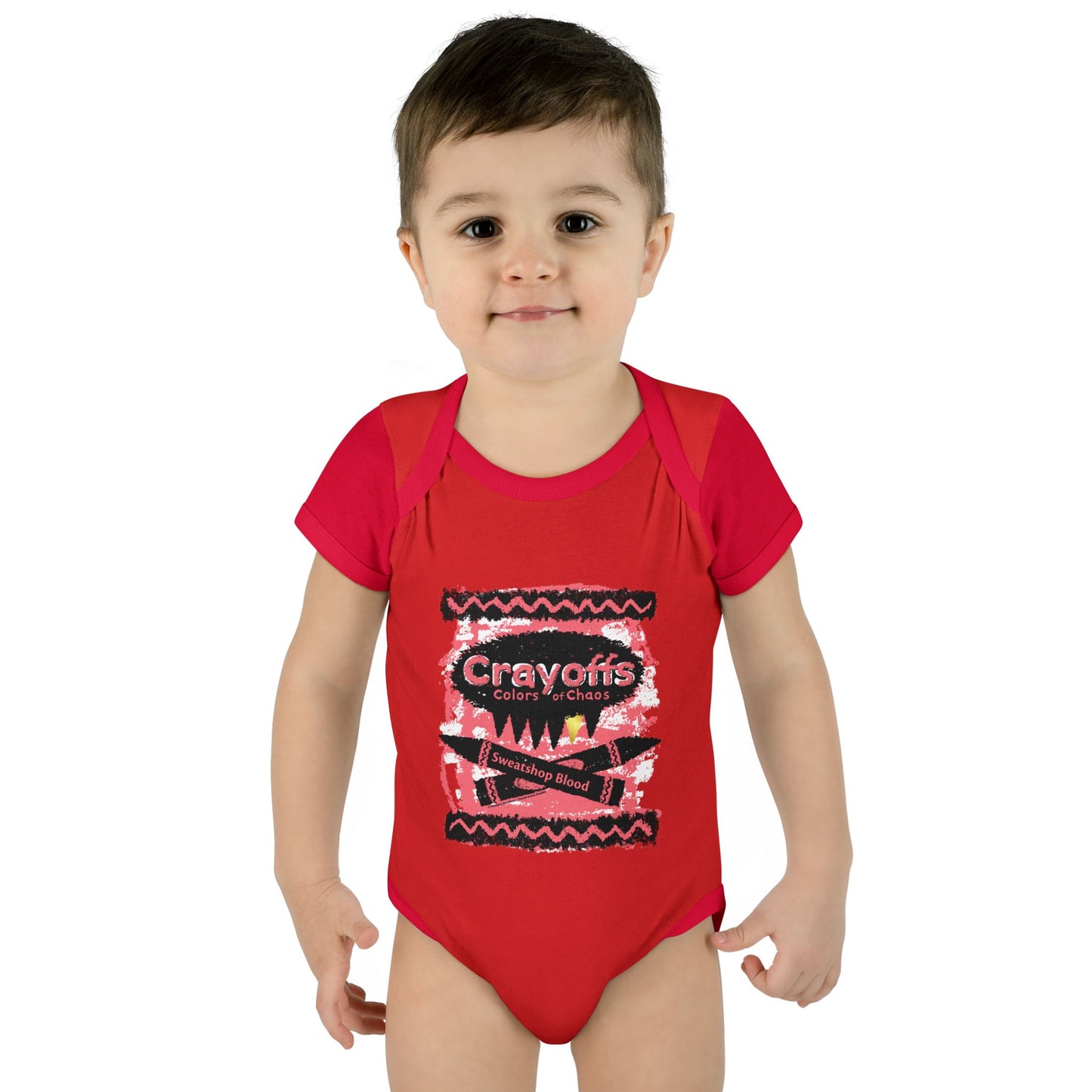 DK110: Crayoffs - Colors of Chaos - Infant Sized Onsie