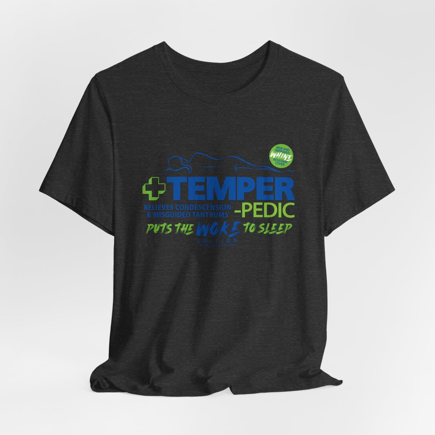 DK185: Temper-pedic - Unisex S/S T-Shirt