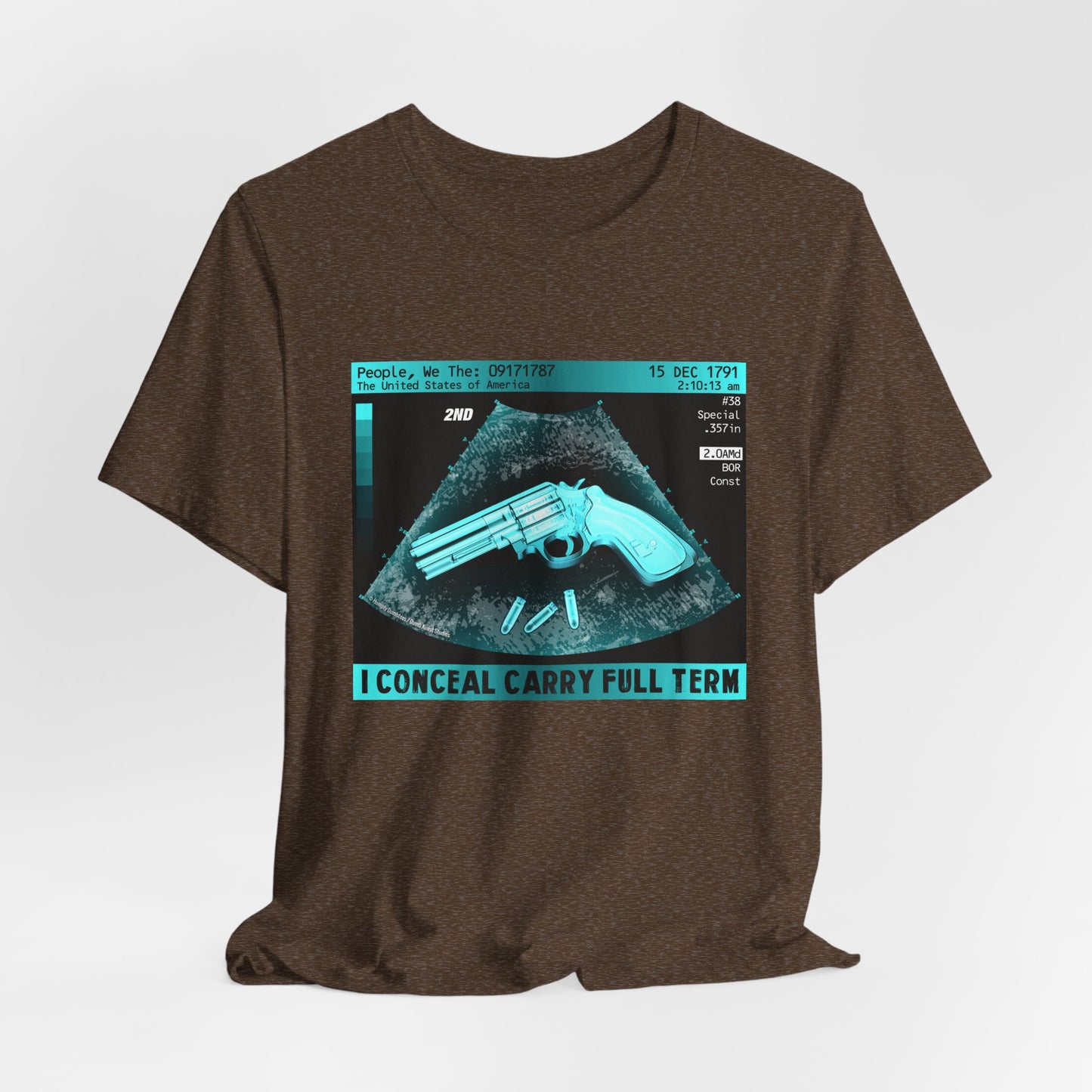 DK73: I Conceal Carry Full Term - Unisex S/S T-Shirt