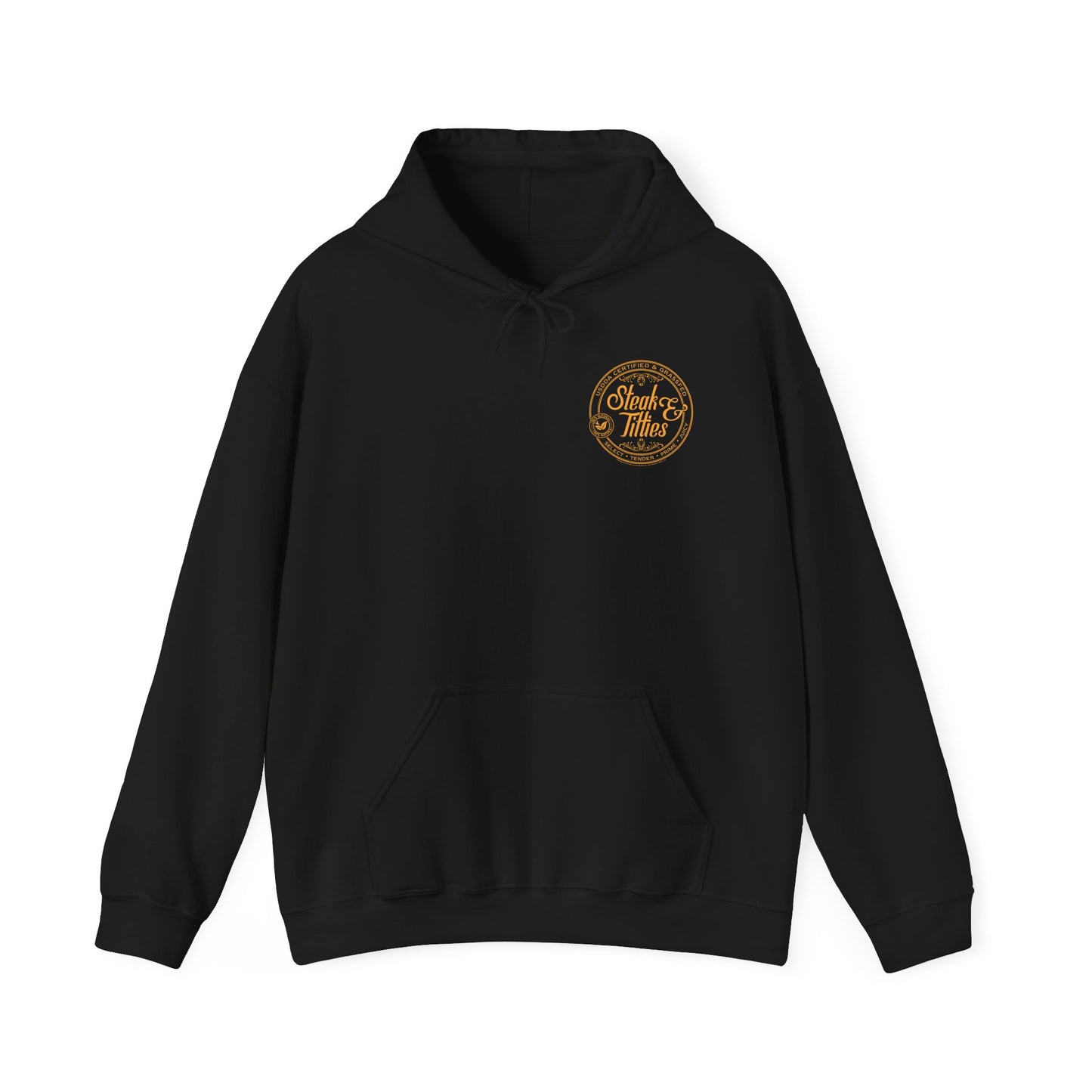 DK225: Steak & Titties - Adult Hooded Sweatshirt