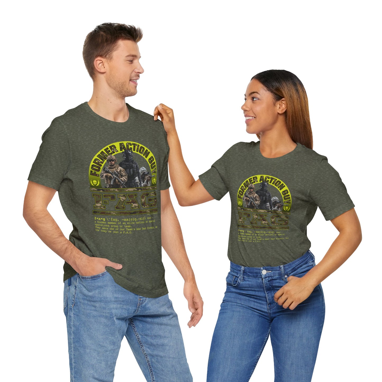 DK238: Fierce And Glorious (Former Action Guy Edition) - Unisex S/S T-Shirt