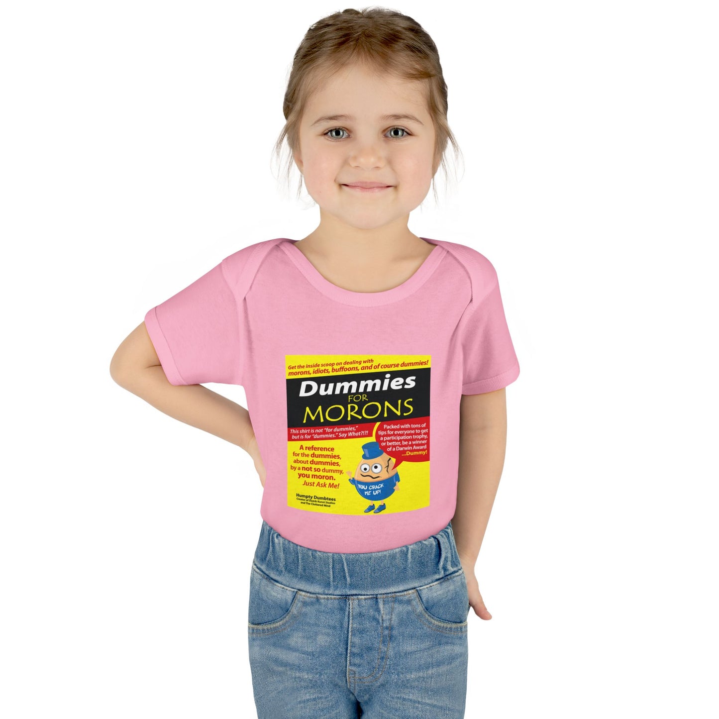 DK111: Dummies For Morons - Infant Sized Onsie