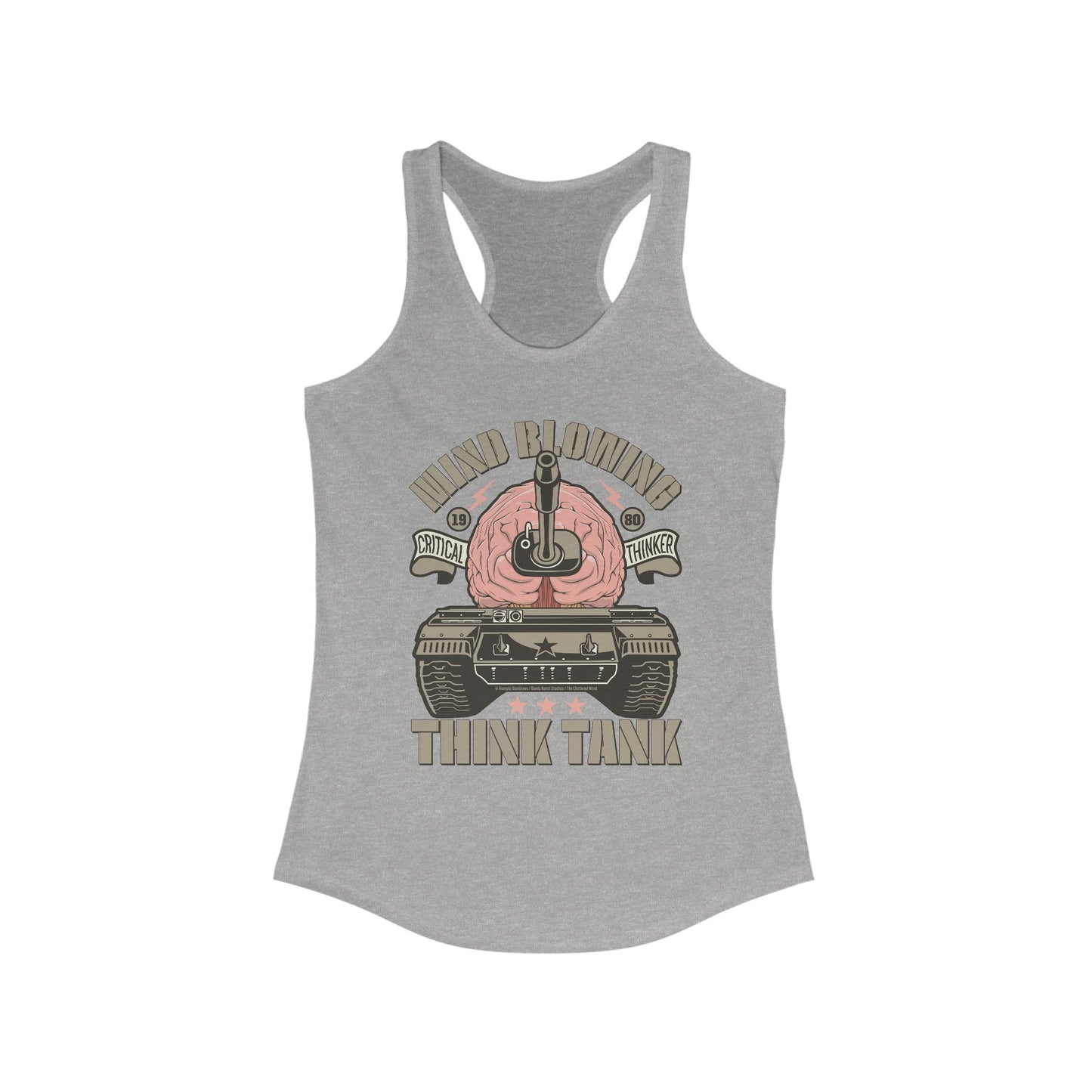 DK125: Think Tank - Ladies Racerback Tank