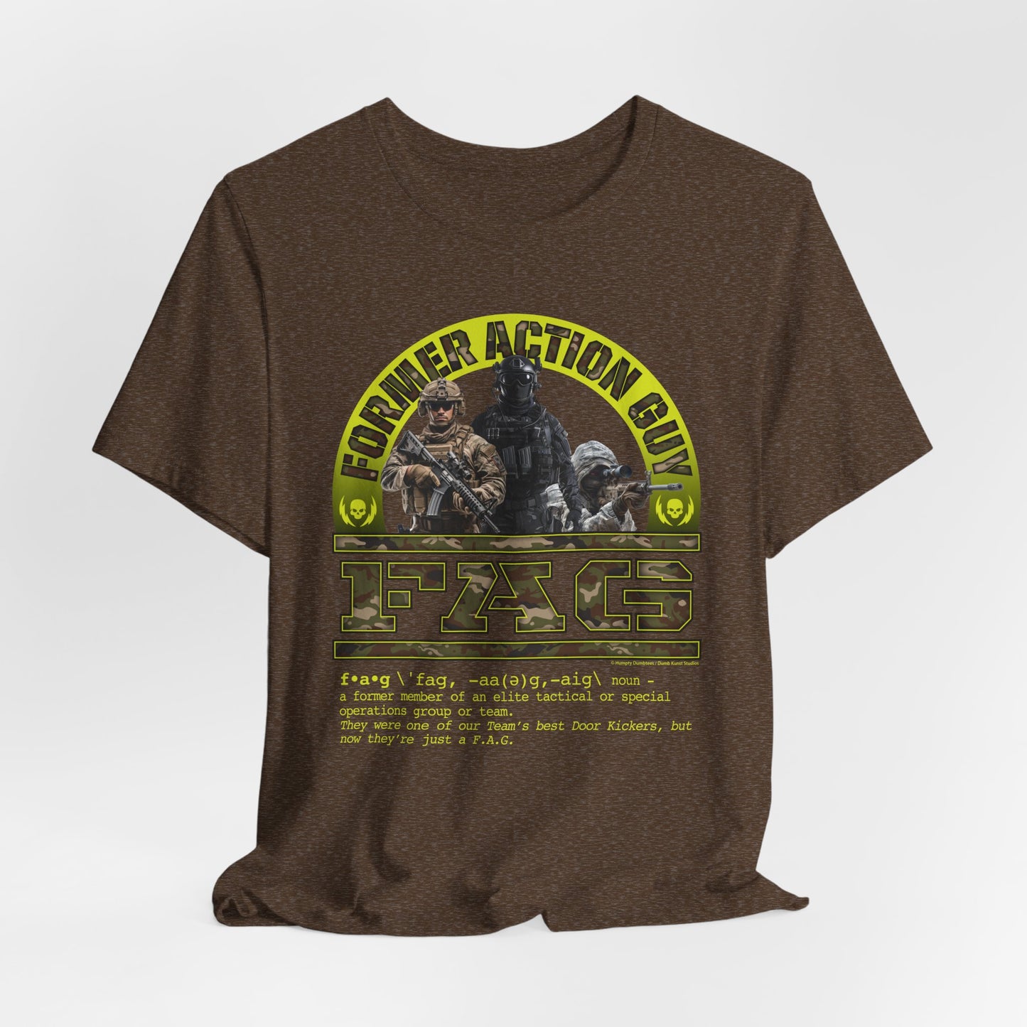 DK238: Fierce And Glorious (Former Action Guy Edition) - Unisex S/S T-Shirt