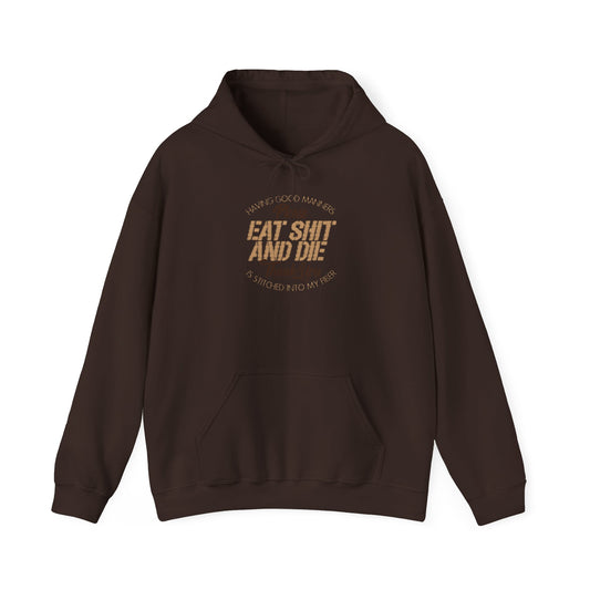 DK90: Please & Thank You (Eat Shit And Die) - Adult Hooded Sweatshirt
