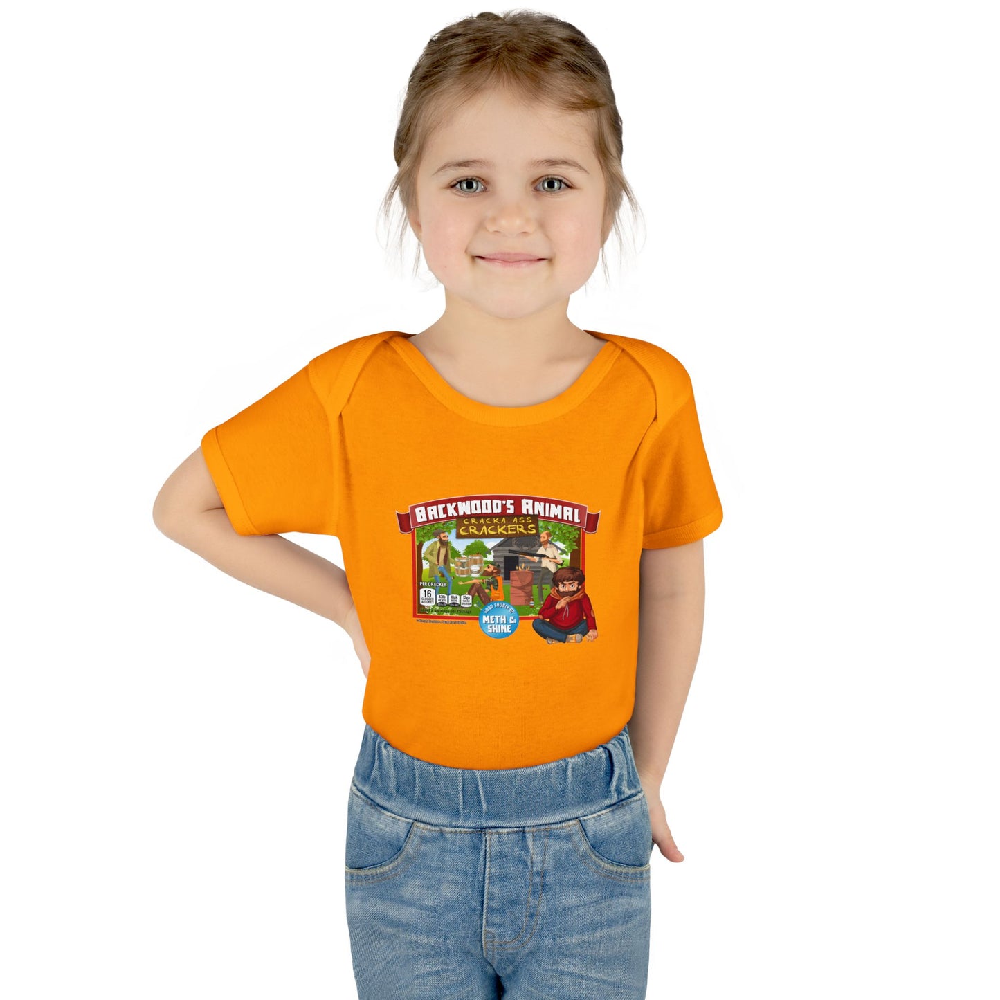 DK77: Animal Cracka' Ass Crackas - Infant Sized Onsie