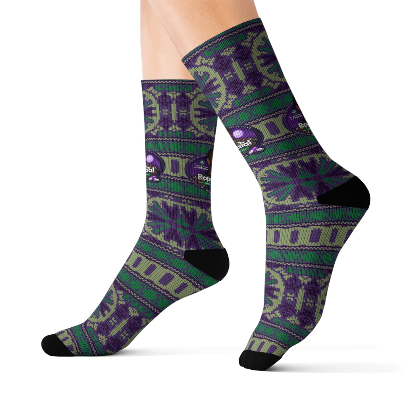 DK102: RapeQuaal by Pill Cosby - Sublimation Socks