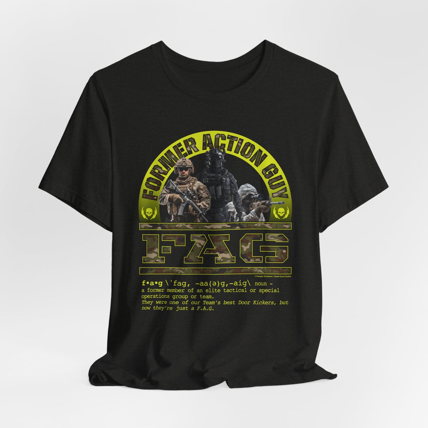 DK238: Fierce And Glorious (Former Action Guy Edition) - Unisex S/S T-Shirt
