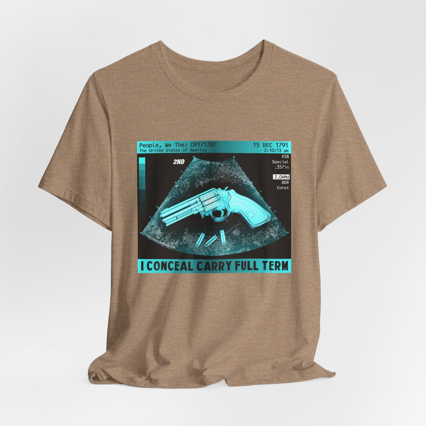 DK73: I Conceal Carry Full Term - Unisex S/S T-Shirt