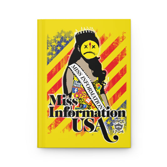 DK60: Miss Information USA - Hardcover Writing Journal