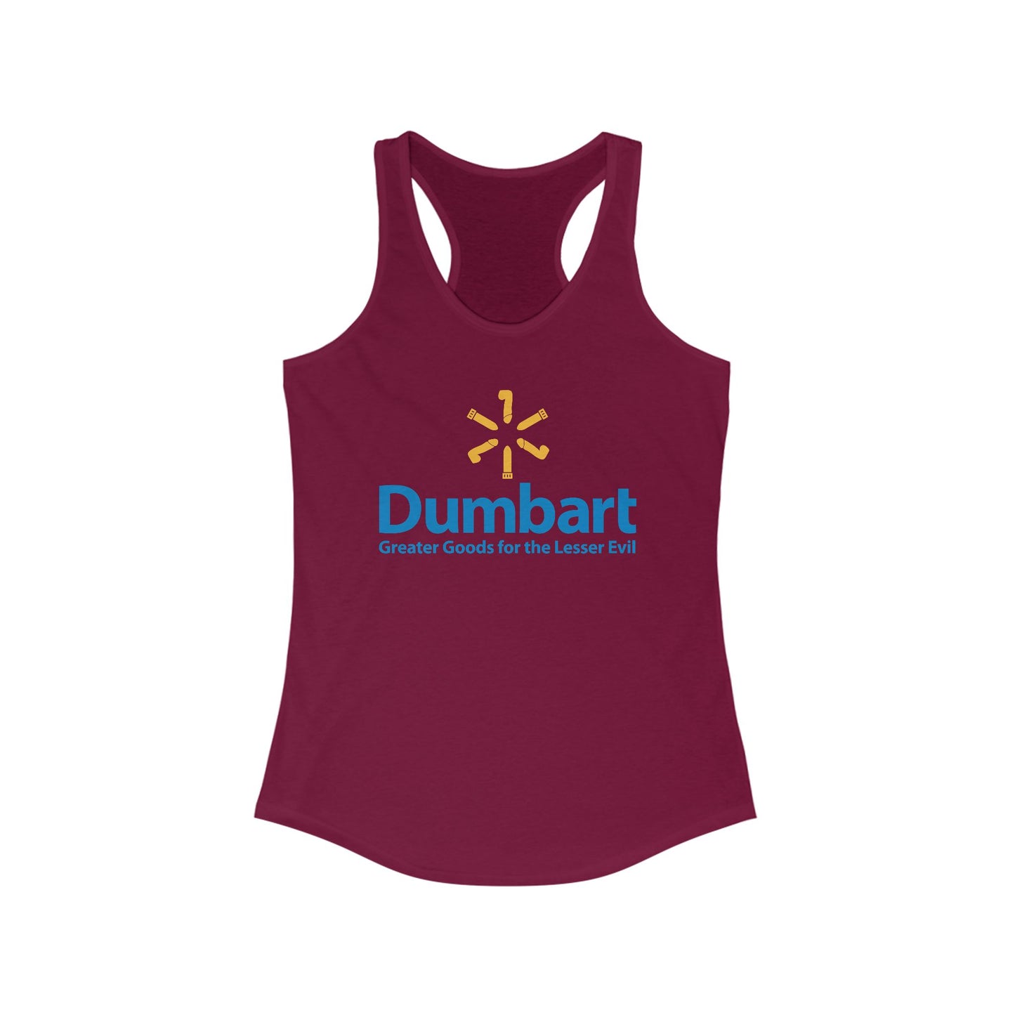 DK127: Dumbart - Ladies Racerback Tank