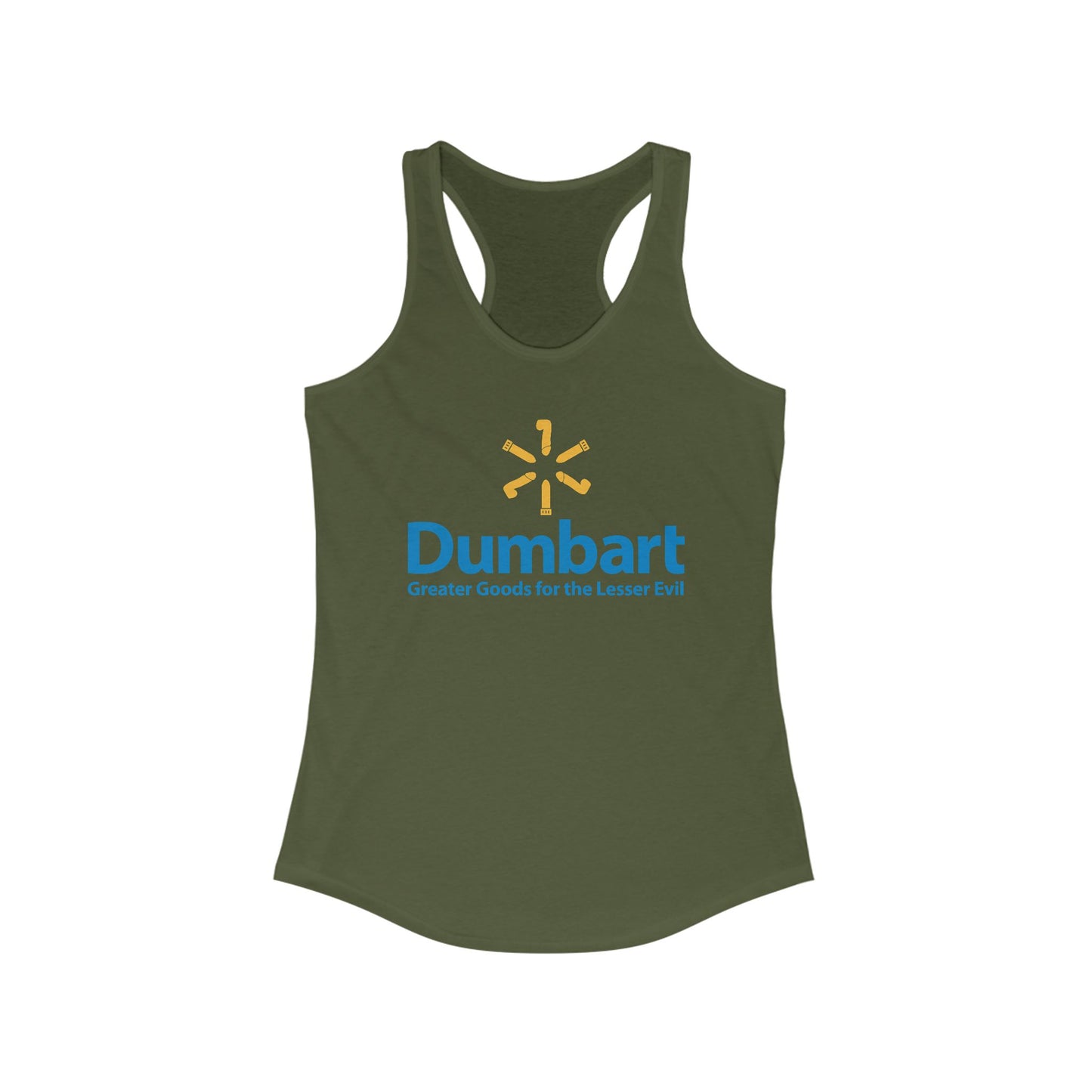 DK127: Dumbart - Ladies Racerback Tank