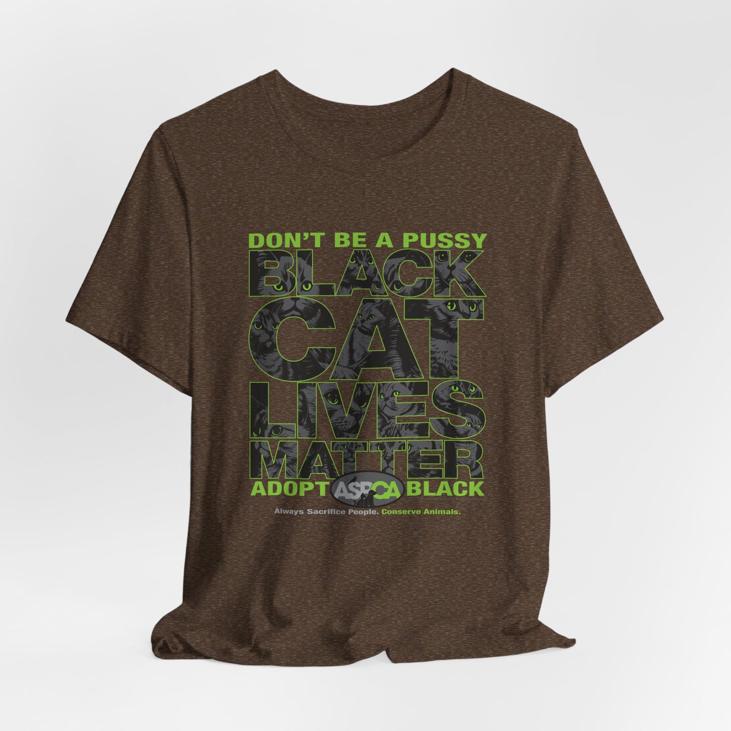 DK219: ASPCA (Black Cat Edition) - Unisex S/S T-Shirt