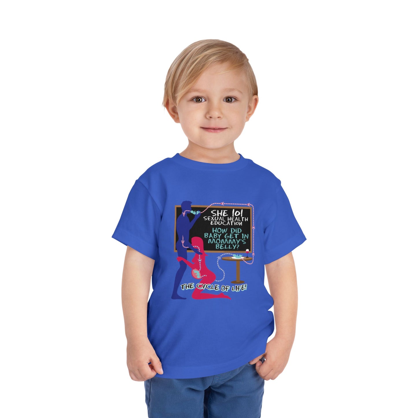 DK184: Baby In The Belly - Toddler Sized T-Shirt