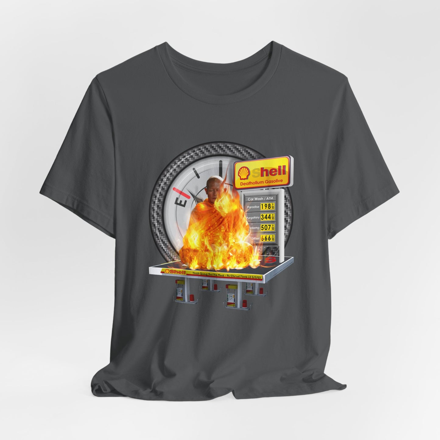 DK93: Deatholium Gasolive (sHELL Edition) - Unisex S/S T-Shirt
