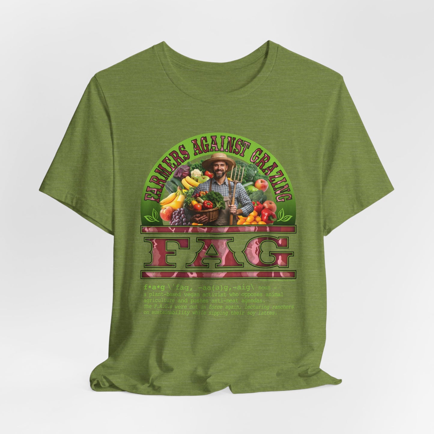 DK238: Fierce And Glorious (Farmers Against Grazing Edition) - Unisex S/S T-Shirt