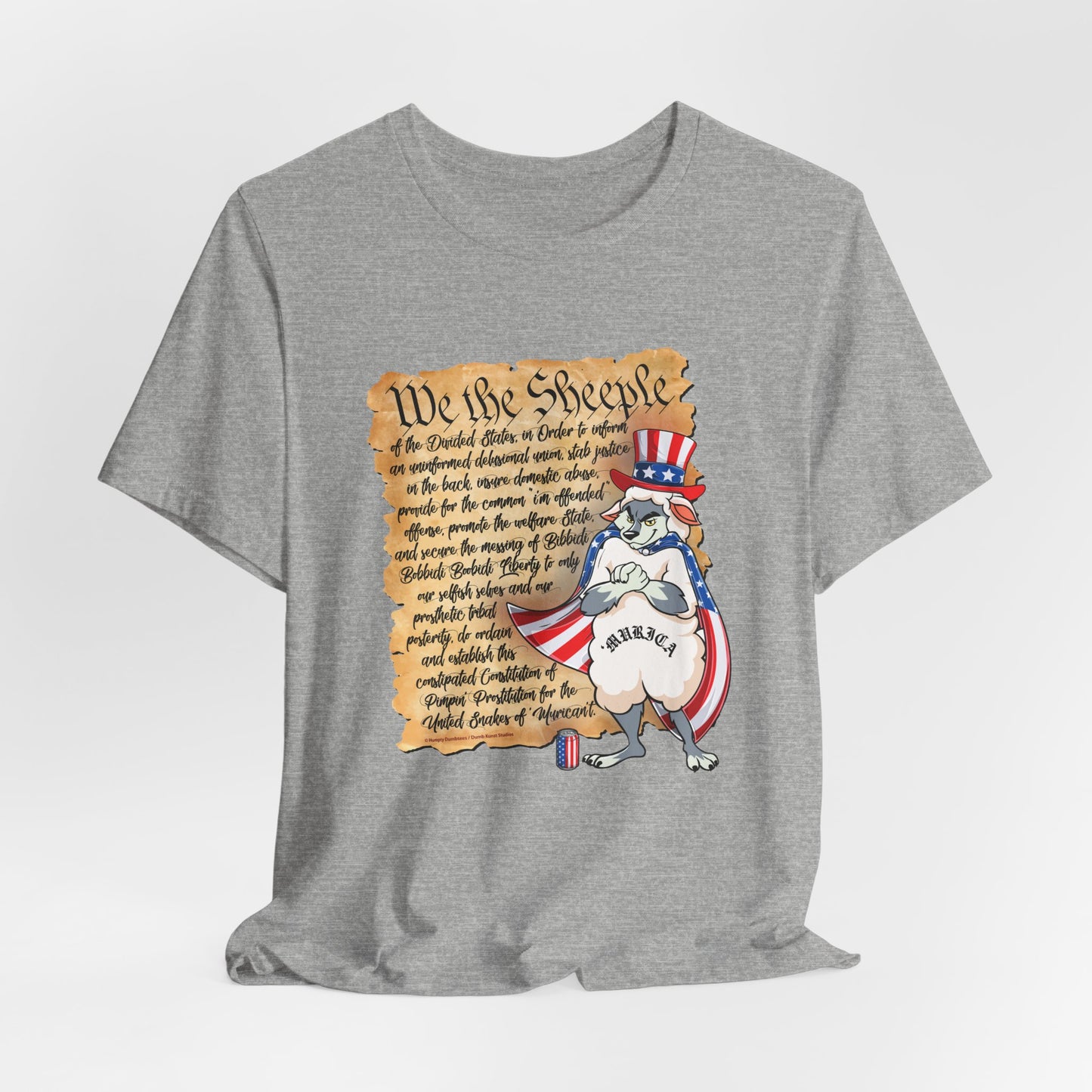 DK216: We The Sheeple - Unisex S/S T-Shirt