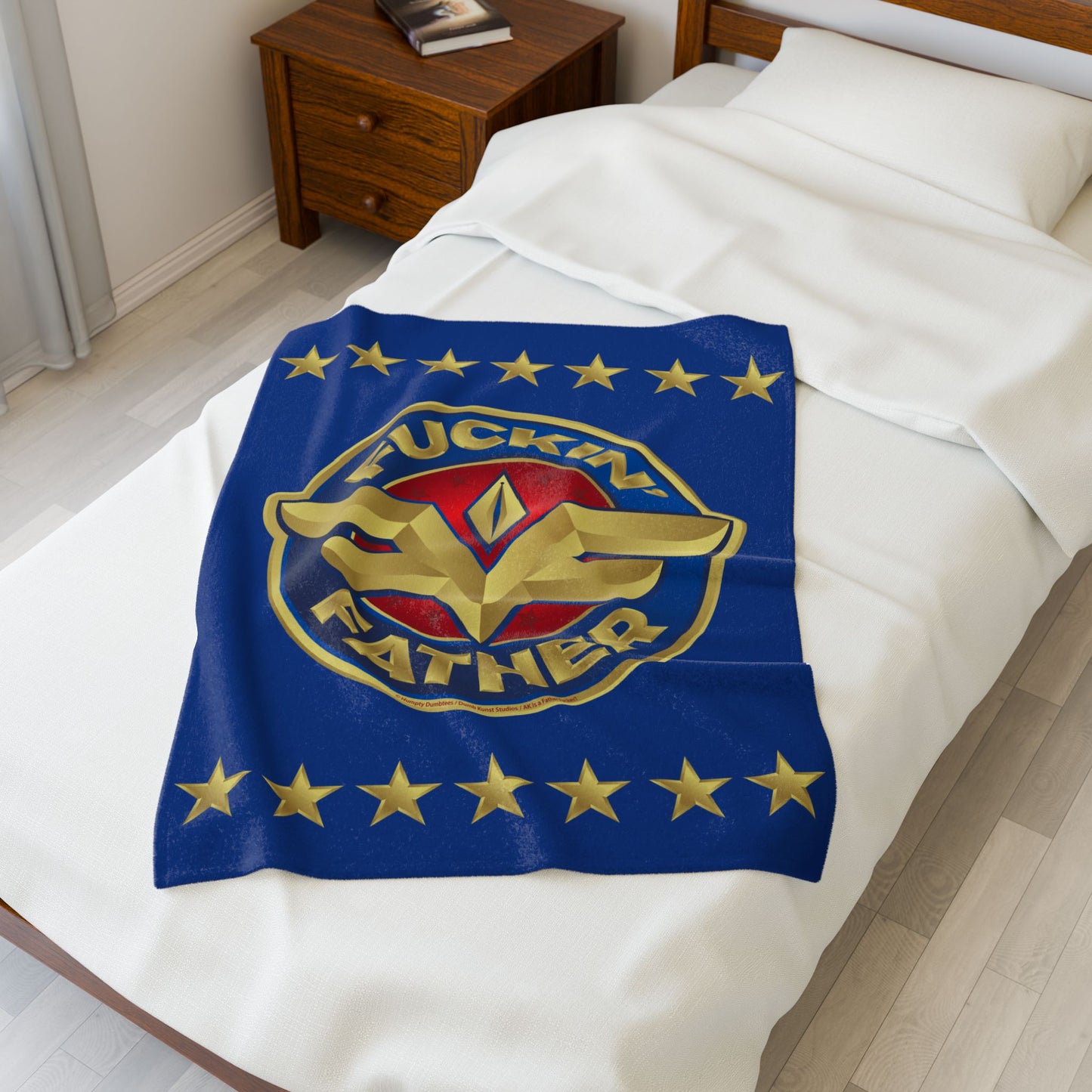 DK234: MF'in Fatherfuckers (HIS Edition) - Velveteen Plush Blanket