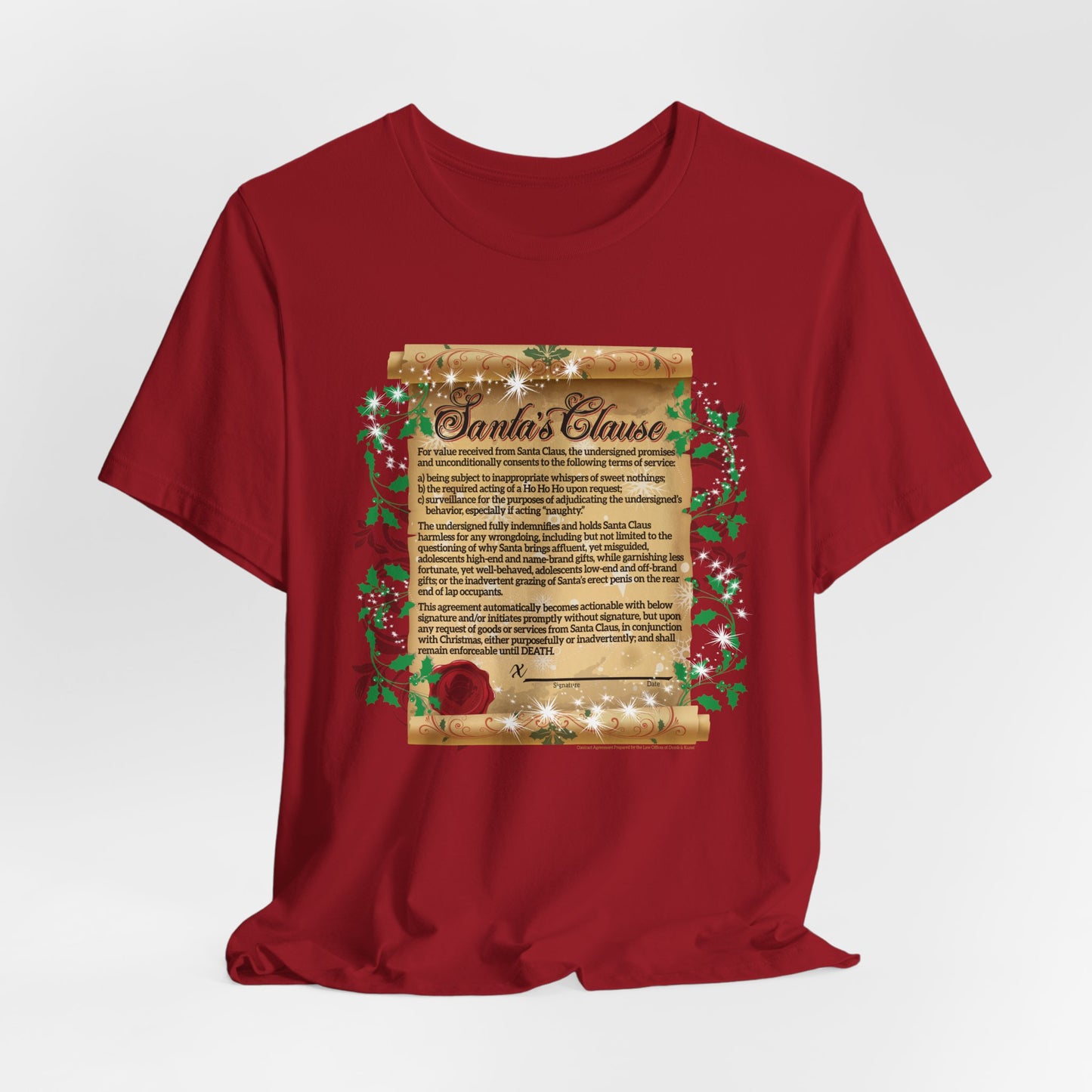 DK35: Santa's Clause - Unisex S/S T-Shirt