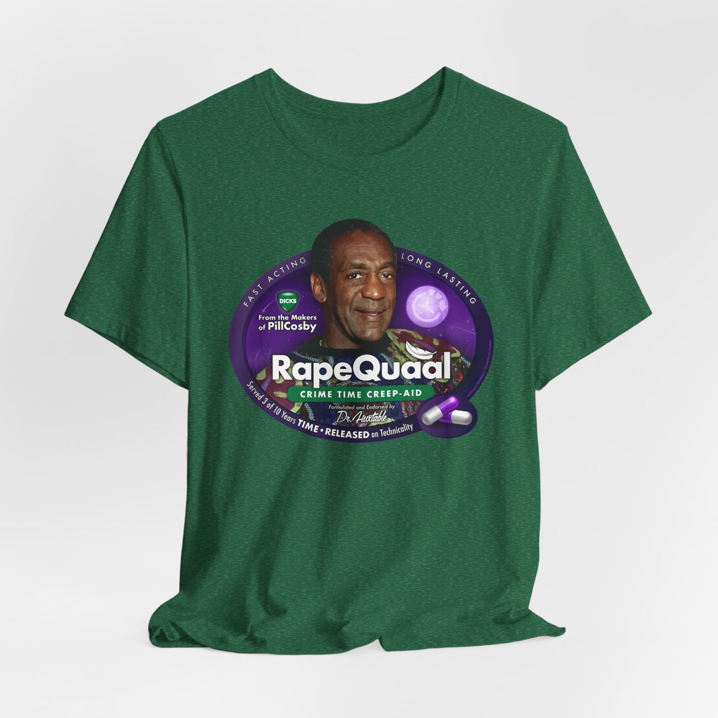 DK102: RapeQuaal by Pill Cosby - Unisex S/S T-Shirt