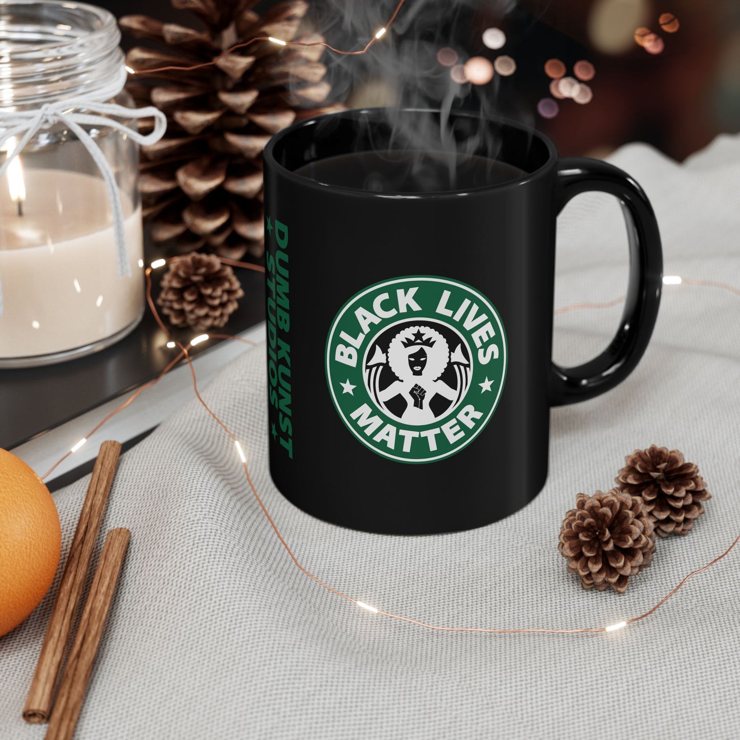 DK2: We'll Take Our Coffee Black - Ceramic Coffee Mugs