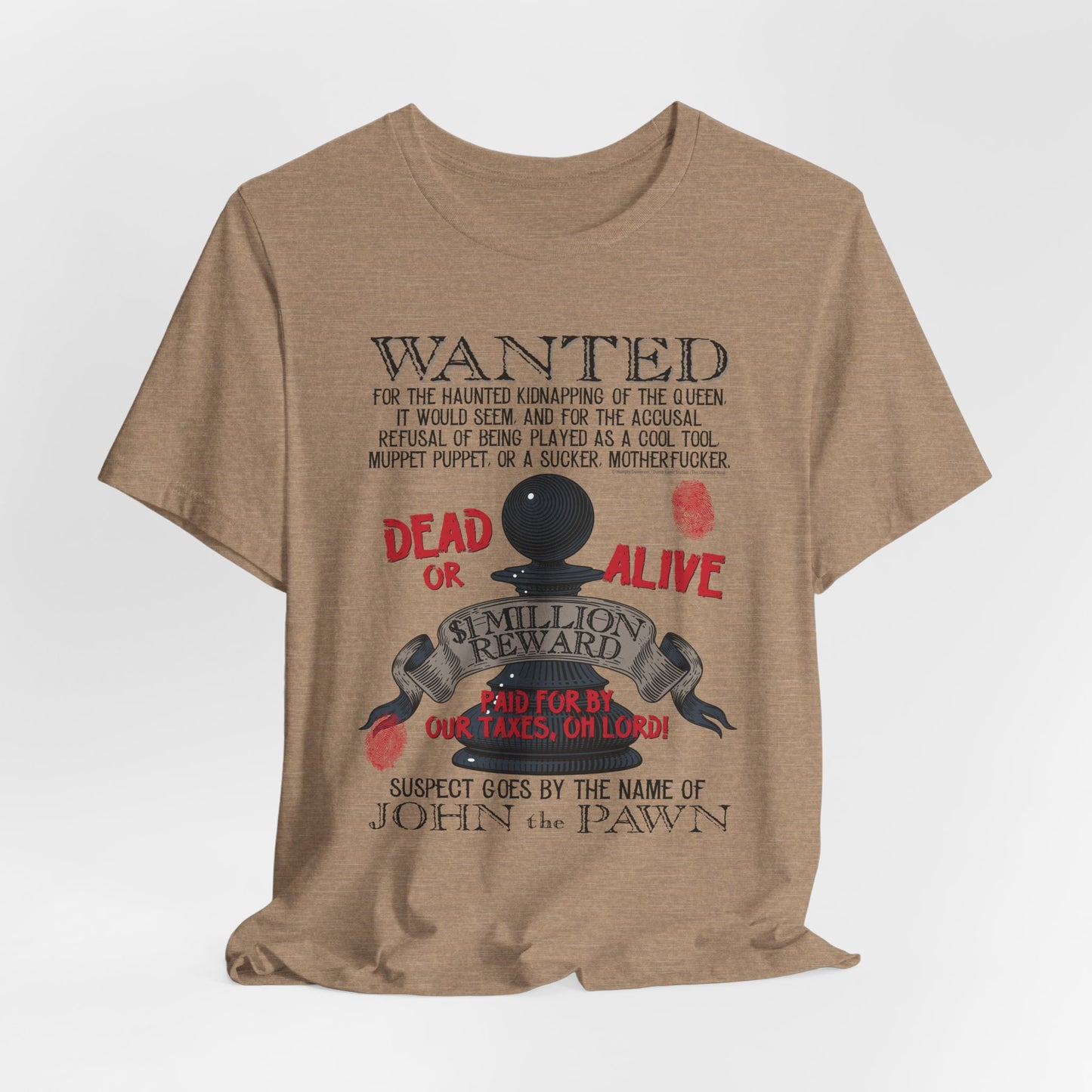 DK122: Wanted: Ransom Propaganda (Wanted Edition) - Unisex S/S T-Shirt