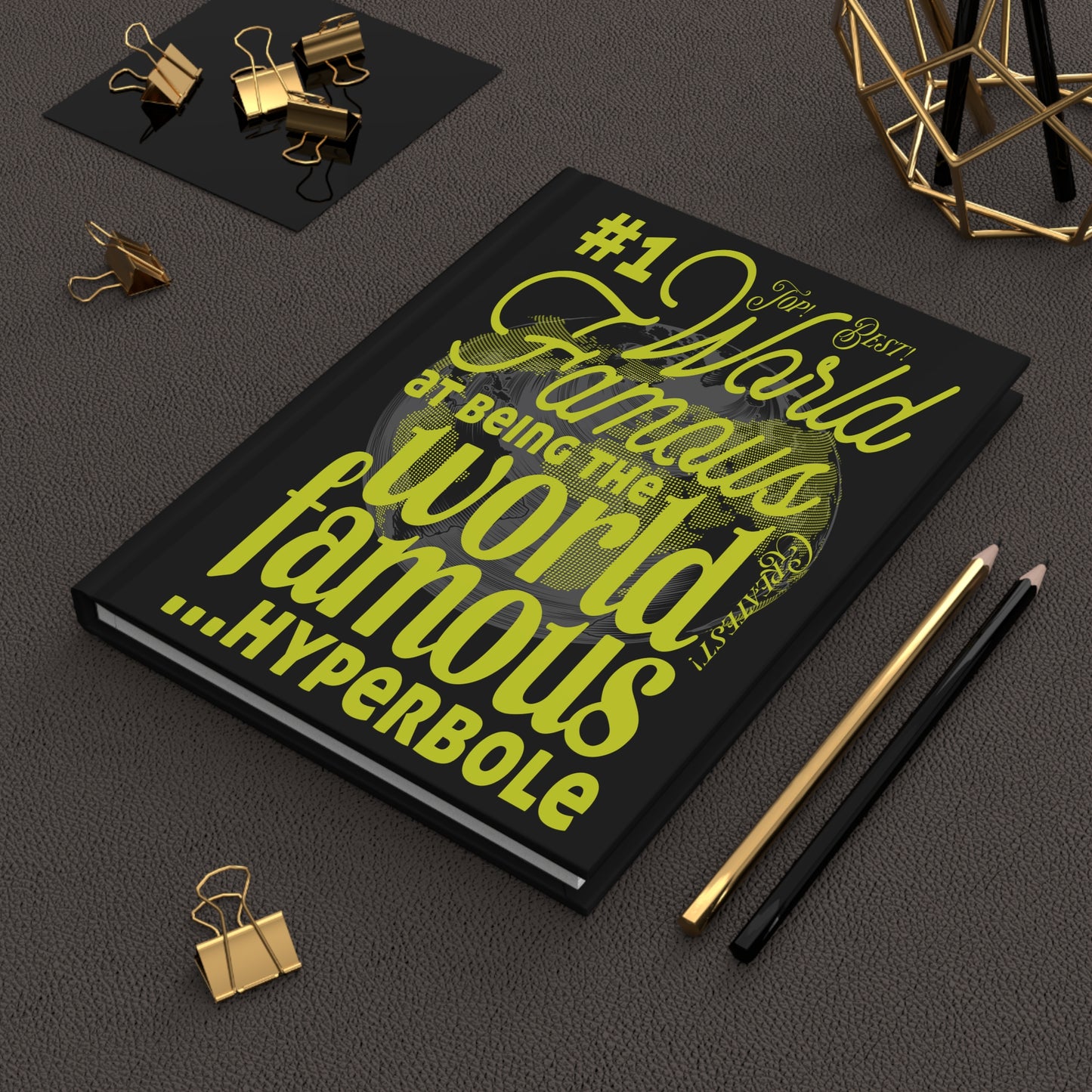 DK162: World Famous - Hardcover Writing Journal