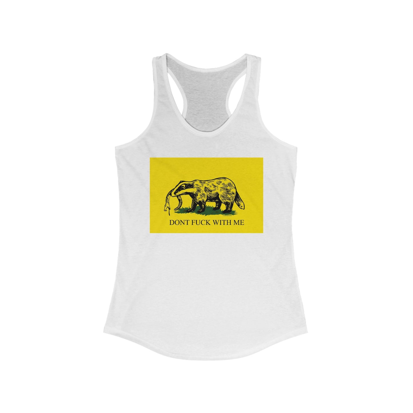 DK14: Honey Badger Don't Give A Fuck - Ladies Racerback Tank