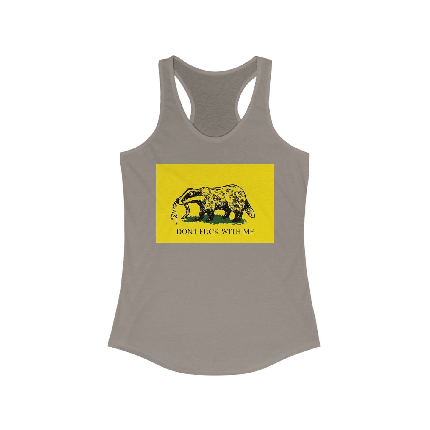 DK14: Honey Badger Don't Give A Fuck - Ladies Racerback Tank