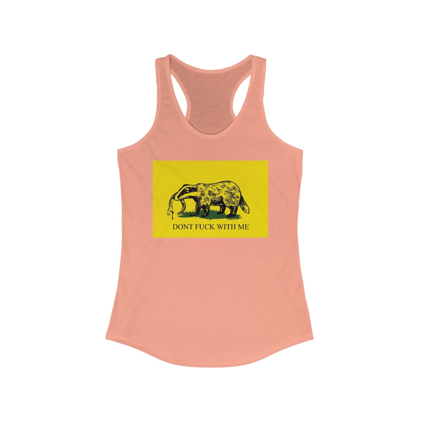 DK14: Honey Badger Don't Give A Fuck - Ladies Racerback Tank