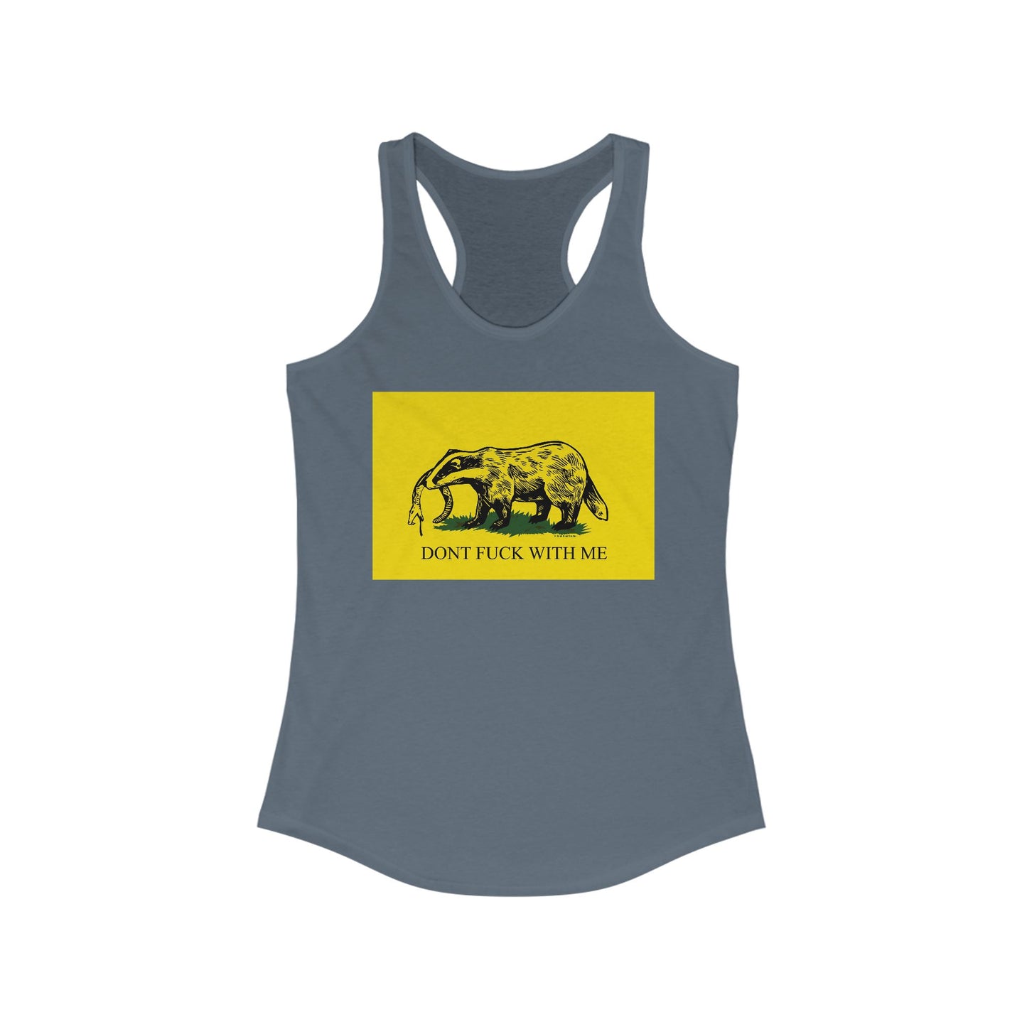 DK14: Honey Badger Don't Give A Fuck - Ladies Racerback Tank