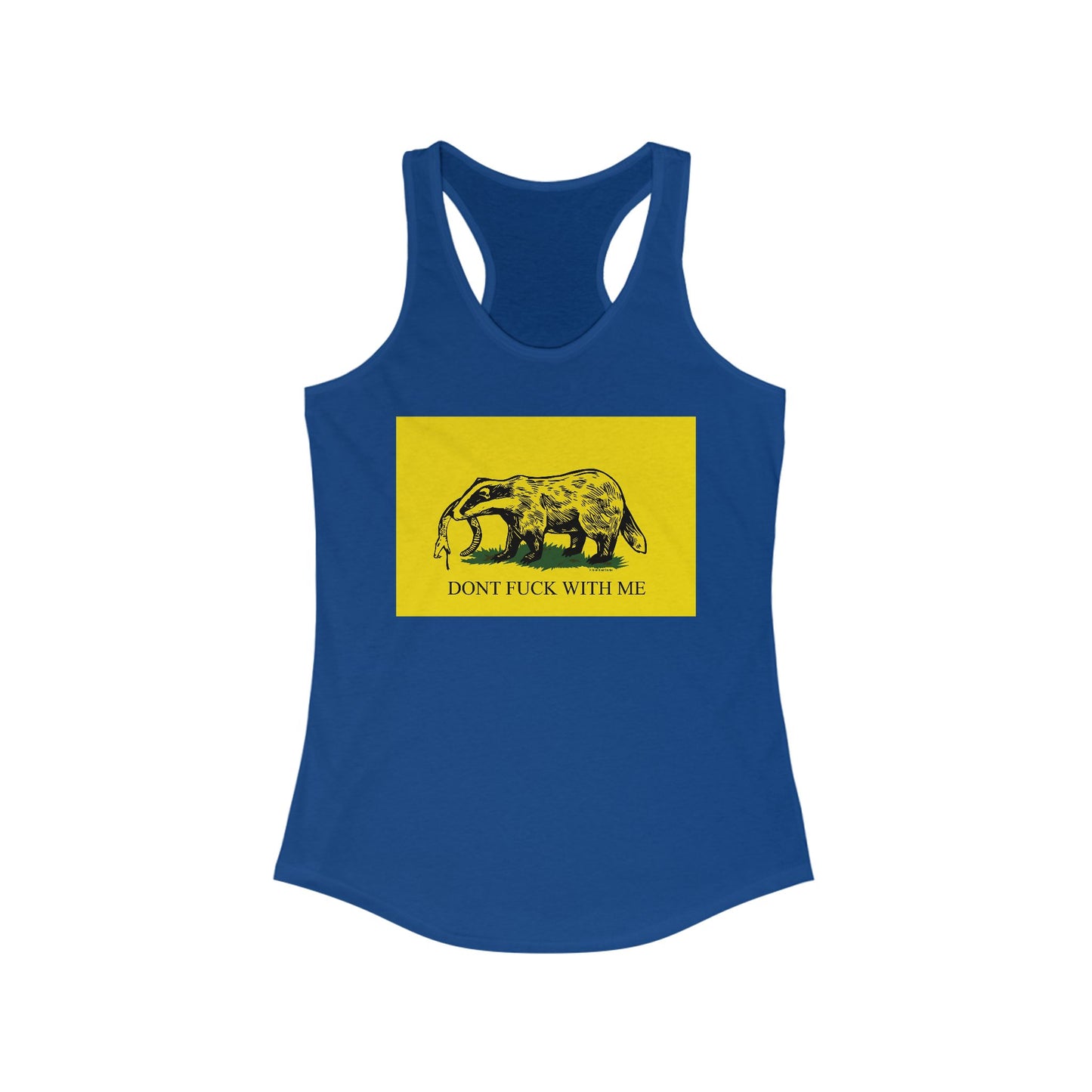 DK14: Honey Badger Don't Give A Fuck - Ladies Racerback Tank