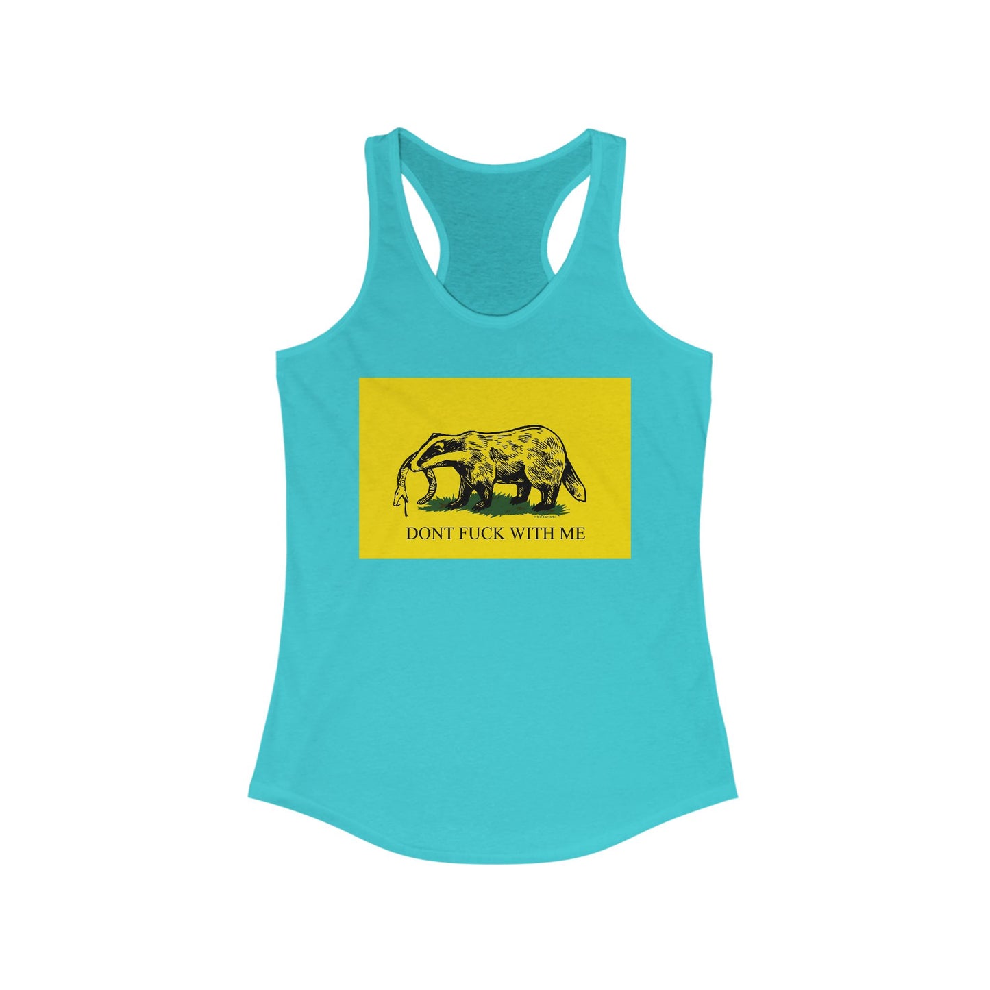 DK14: Honey Badger Don't Give A Fuck - Ladies Racerback Tank