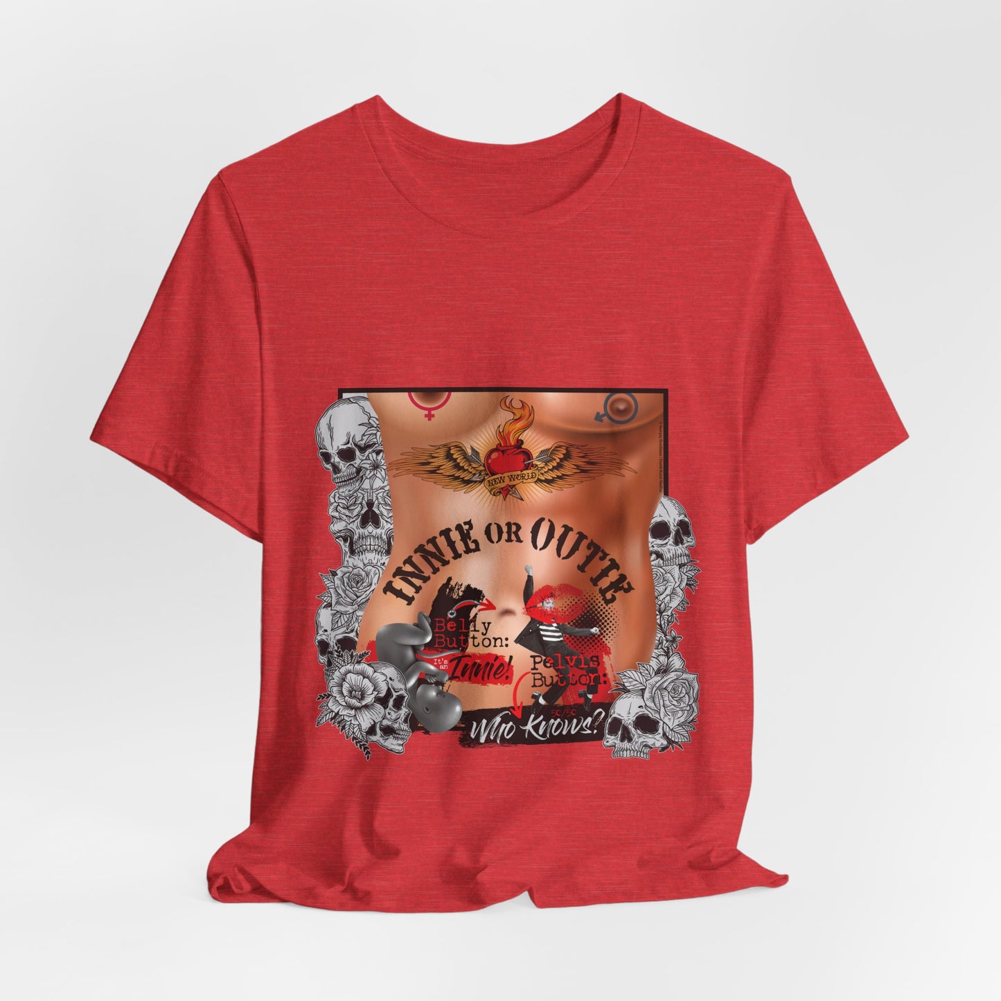 DK215: Innie or Outie - Unisex S/S T-Shirt