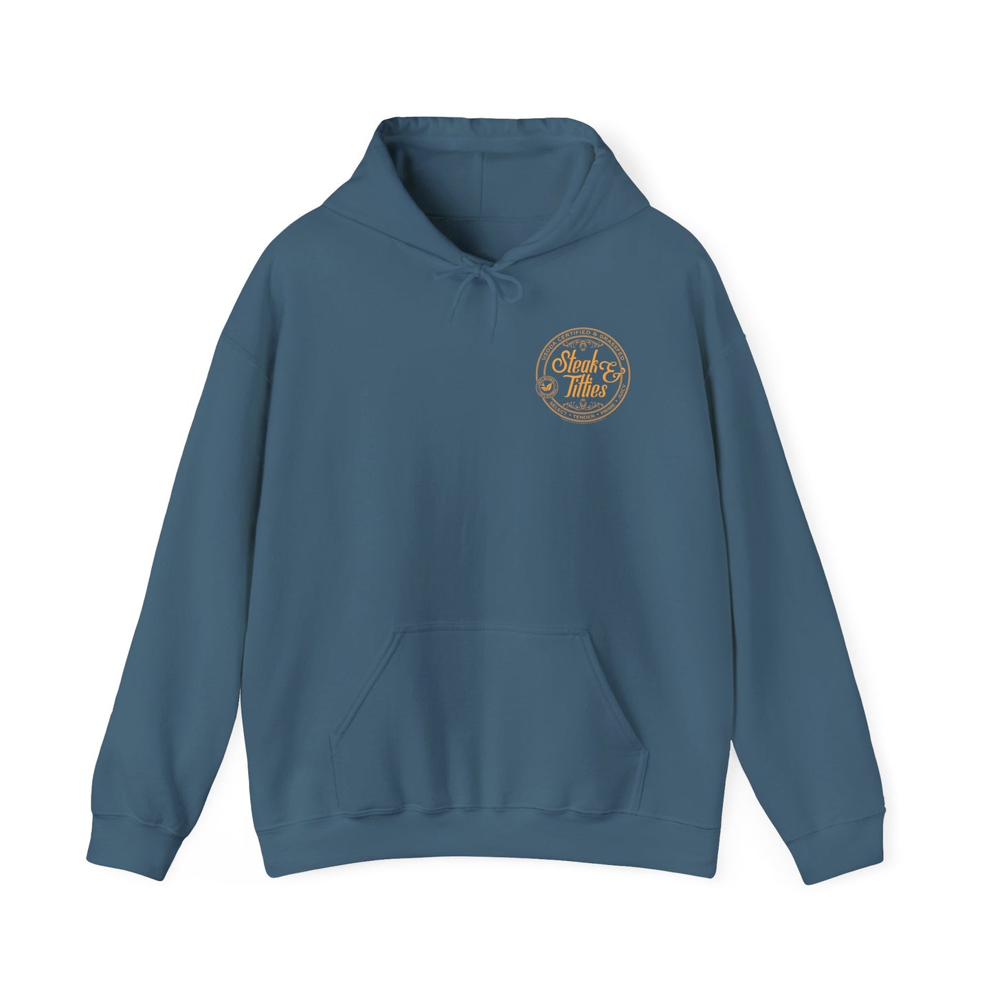DK225: Steak & Titties - Adult Hooded Sweatshirt