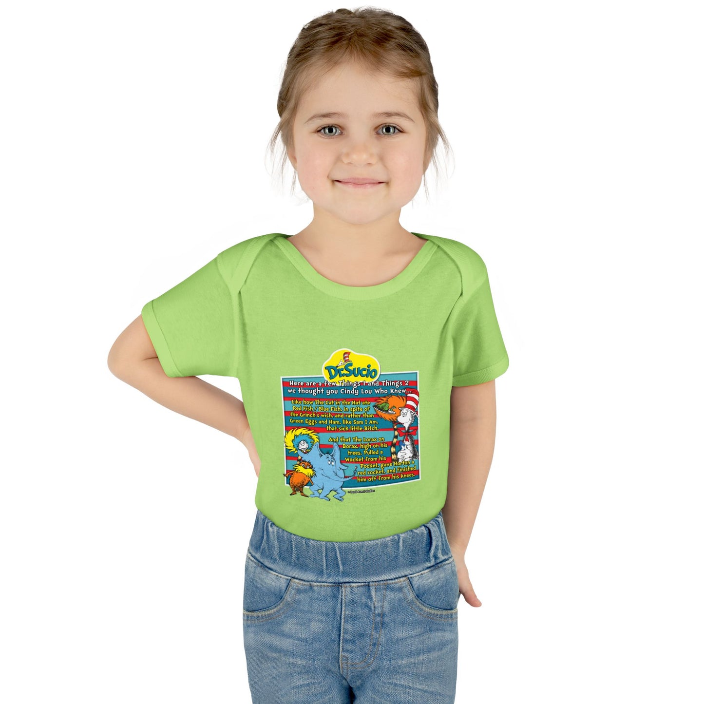 DK64: Doctored Seuss (Dirty Dr. Sucio) - Infant Sized Onsie